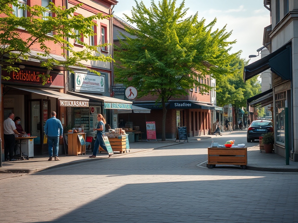 Mapa Polski z zaznaczonym Kraśnikiem i ikoną symbolizującą fundusze europejskie
