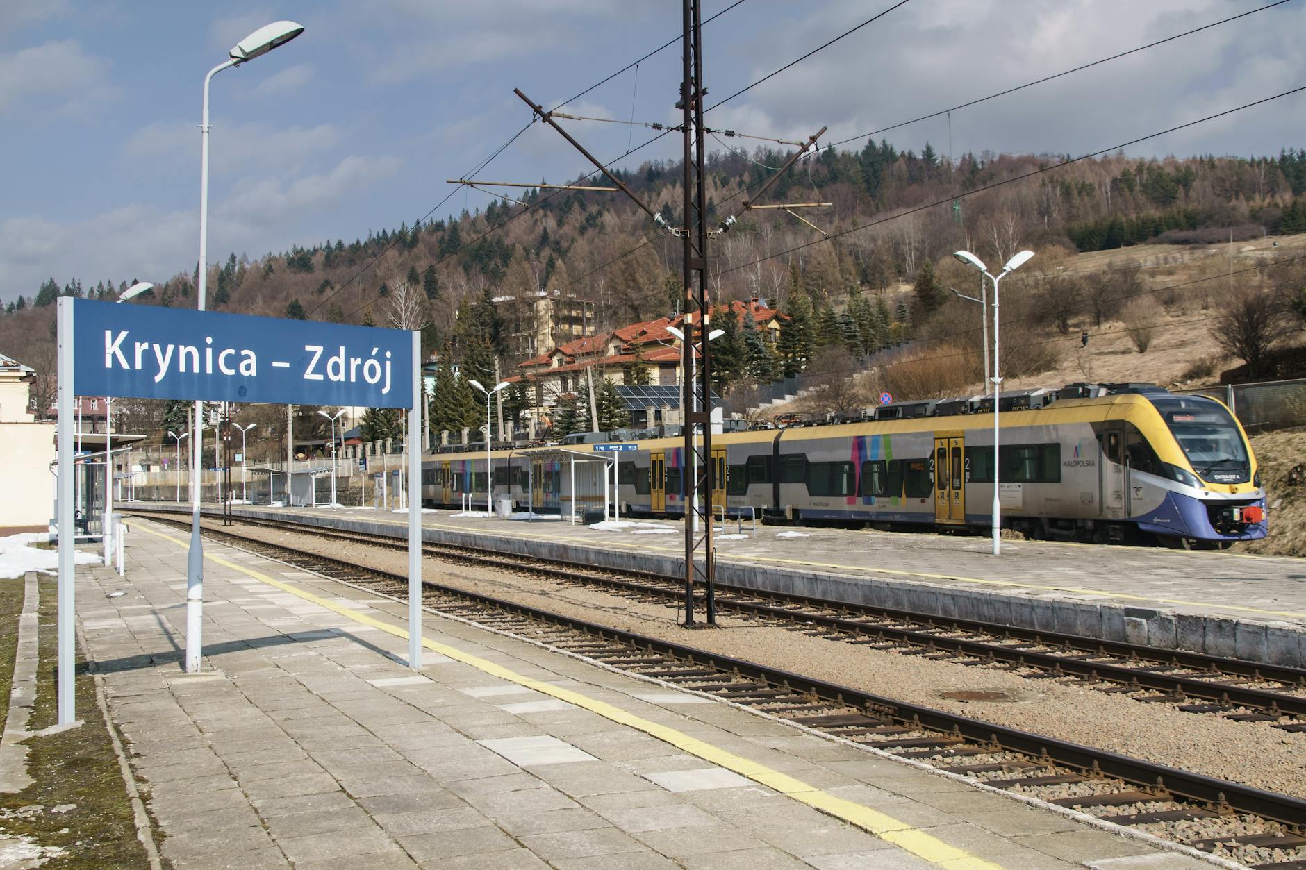 Mapa pokazująca infrastrukturę i usługi w Kraśniku