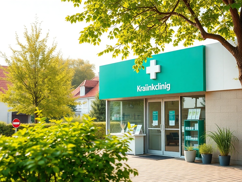Znak informacyjny dotyczący medycyny pracy w Kraśniku oraz zdjęcie fontanny multimedialnej w Lublinie